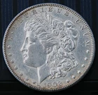 1902O Morgan Silver Dollar