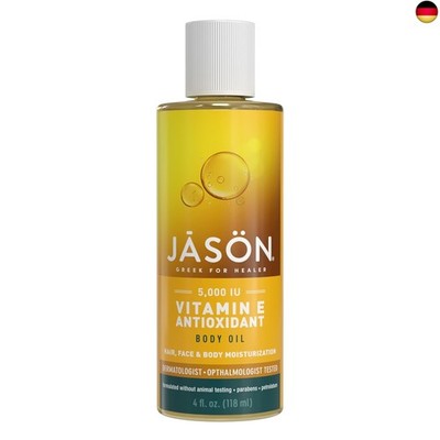 JASON Pure Beauty Oil, 5,000 IU Vitamin E Oil 4 fl oz by Jason