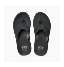 NEW Mens 13 REEF Element TQT Thong Flip Flops Sandals BLACK Bottle Opener BEACH