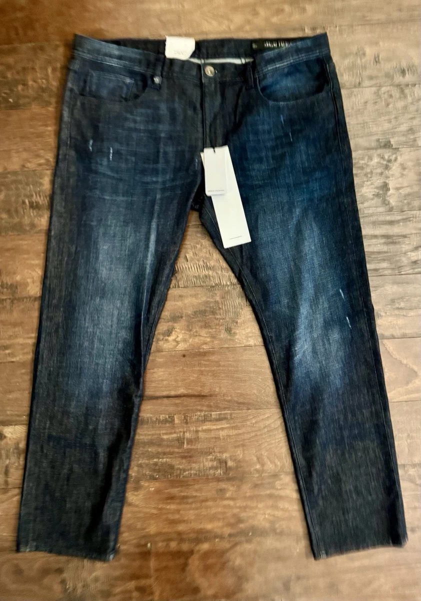 Armani Exchange Regular Size Mid (10-12 in) Rise Jeans for Men for