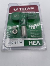 New, Titan High Efficiency Airless Reversible 330-411 or 411A Spray Tip TR1