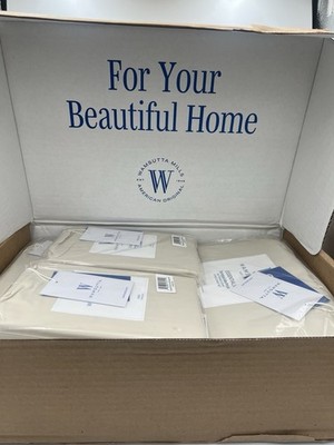 4PC Wamsutta 400 Thread Count King Sheet Set Essentials Cotton Percale NEW