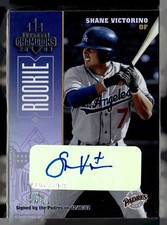 2003 DONRUSS CHAMPIONS ROOKIE /480 AUTO SHANE VICTORINO PADRES