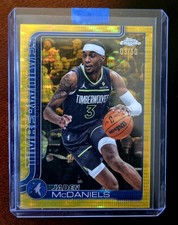 2025 Topps Chrome Basketball Gold Pulsar Refractor Jaden McDaniels /50 #176 💥 