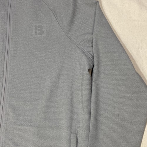 Bench Men's Urbanwear Moisture Wicking Full Zip Knit Jacket, Gray, Size M - Picture 3 of 10