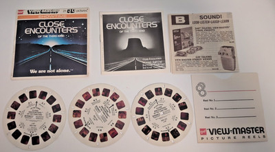 Close Encounters of the Third Kind View Master Packet J47 3 Reel Set & Book