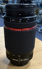 Pentax SMC HD DA 55-300mm f4-5.8 WR lens - working - see listing for more info