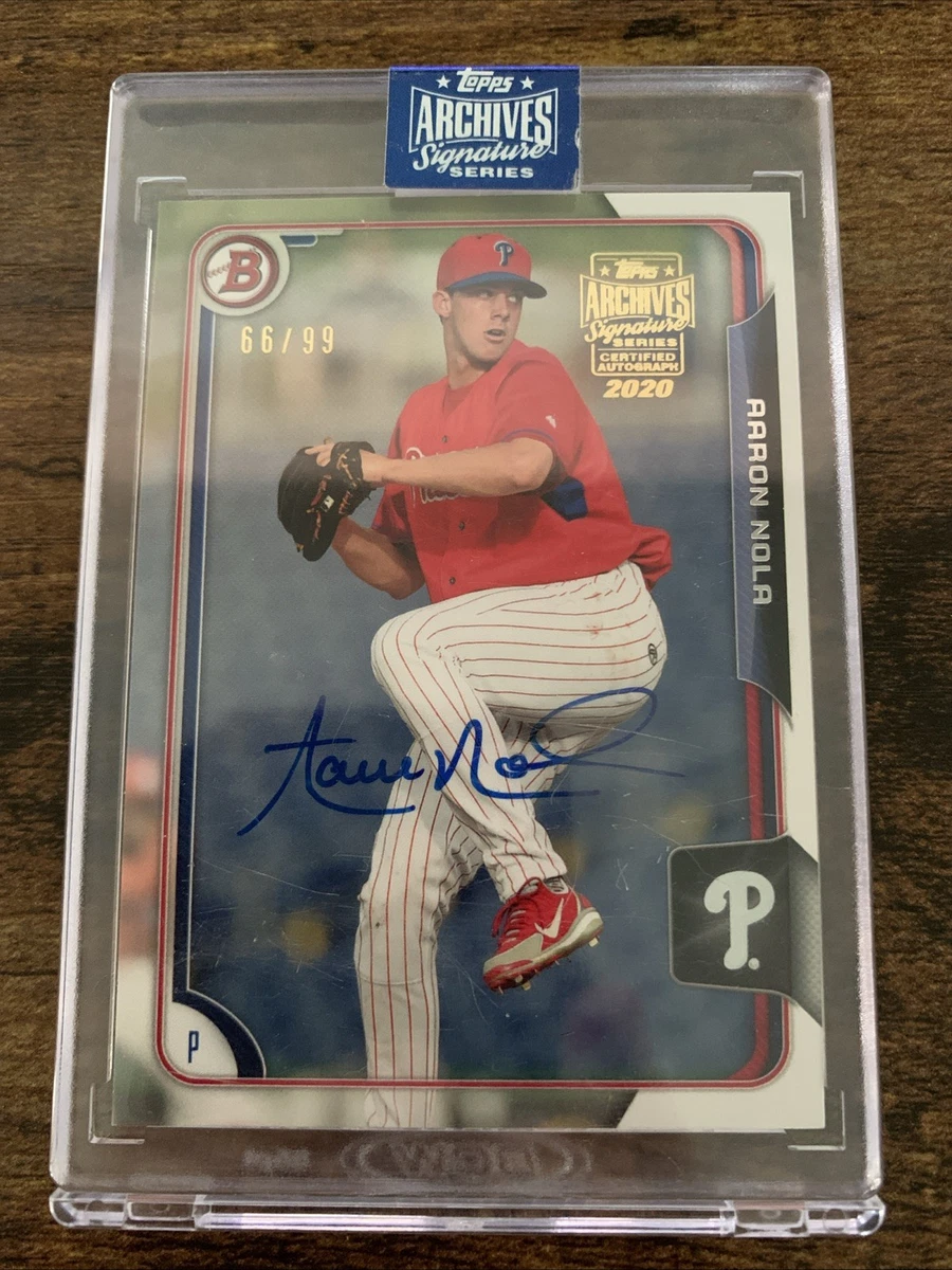 Aaron Nola Baseball Serial Numbered Sports Trading Cards