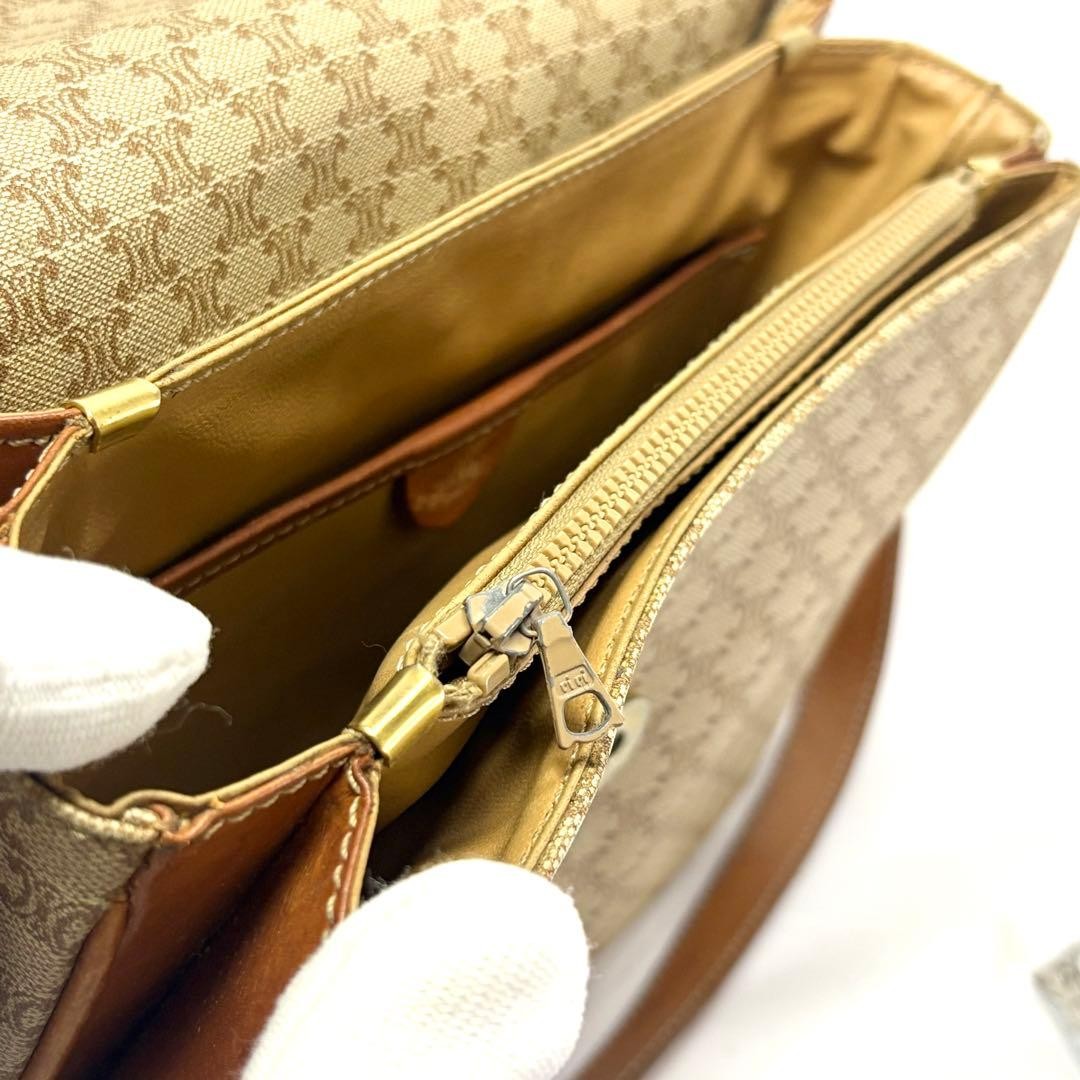 Rare Popular CELINE Macadam Pattern Shoulder Bag … - image 18