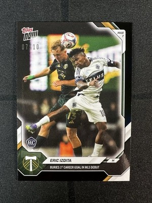 Eric Izoita RC Debut Goal - 2026 MLS Topps NOW - Card 10 Black