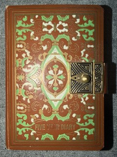 Vintage Locking Five Year Personal Diary 1963 Handwritten Seattle Area Teen Girl