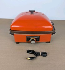 Vintage NOS 1977 Rival Crock-Plate Red Orange...