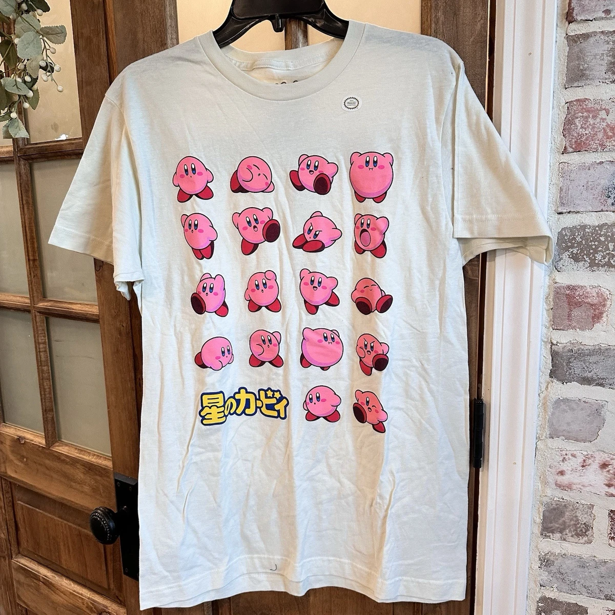 Kirby Umbrella Starry Flight Extra Soft T-Shirt - BLUE | Hot Topic
