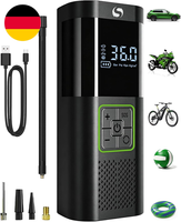 Elektrische Luftpumpe, Tragbar Mini Kompressor Mit Manometer | Elektrische Luftp