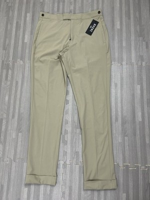 Rhone Commuter Pro Trouser Stretch Mens Size 31 x 32 Beige Khaki Pants $148*