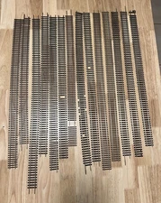 Atlas #83 HO Scale Super Flex Straight Track Lot of (14) Fair Condition