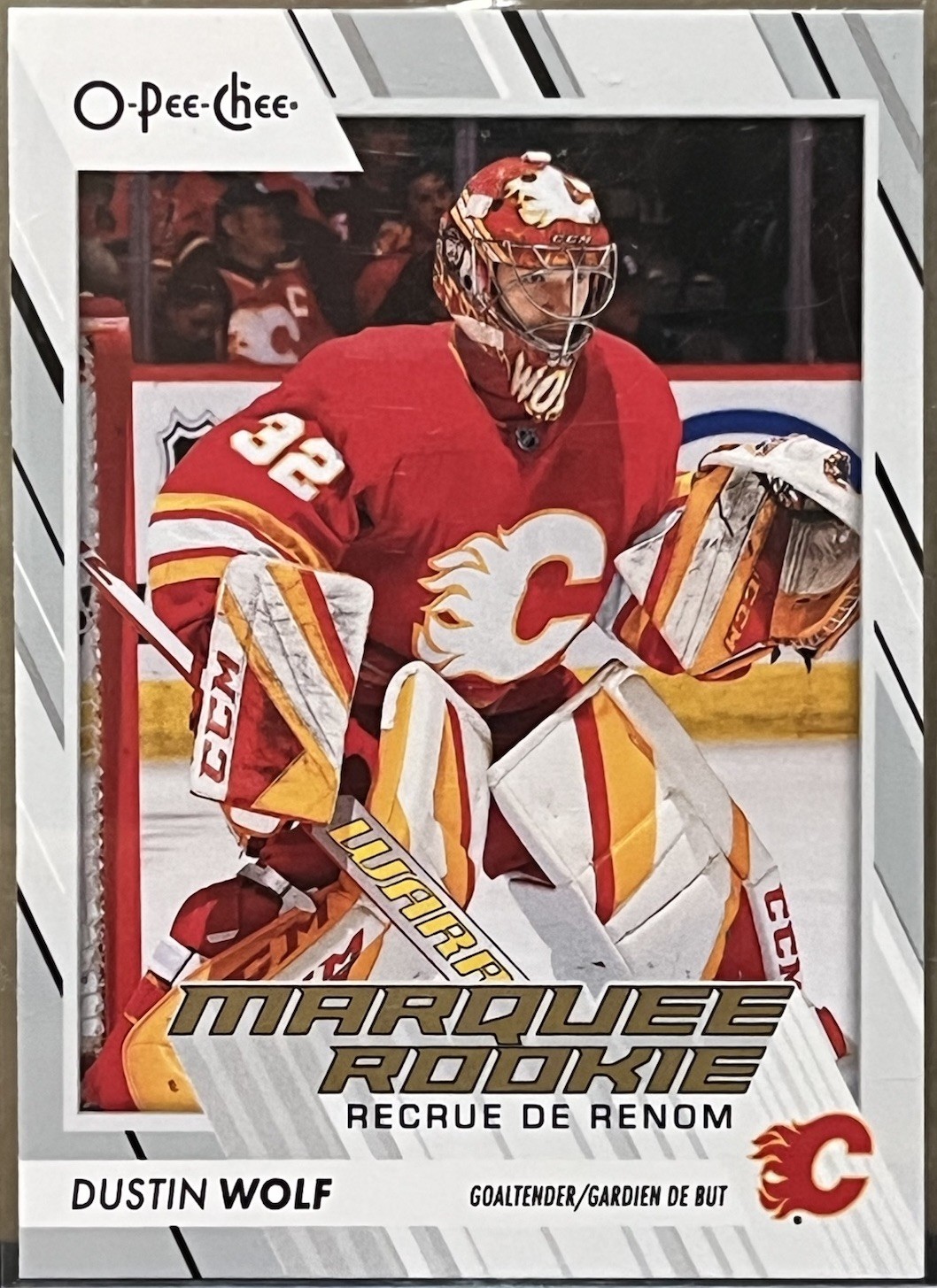 2023-24 O-Pee-Chee Dustin Wolf Marquee Rookie #574 RC Calgary Flames