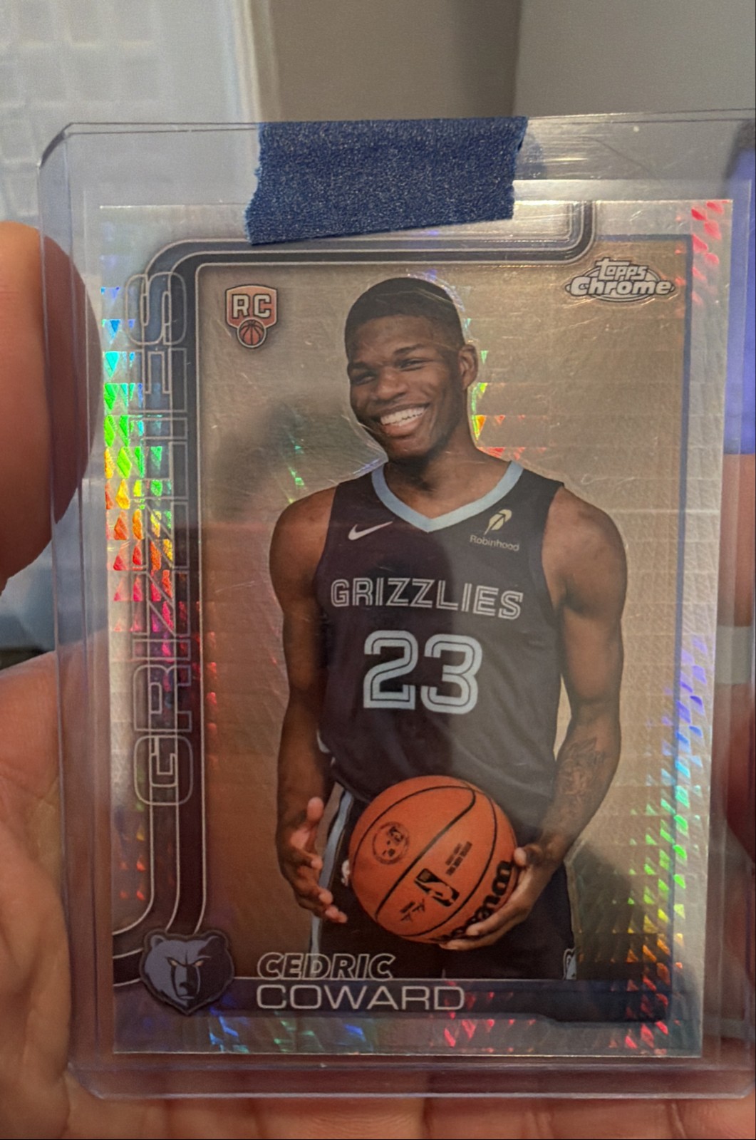 2025-26 Topps Chrome - Cedric Coward #261 Prism Refractor (RC)
