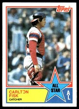 Carlton Fisk 1983 Topps #393 White Sox MLB READ FREE SHIPPING AutographDen