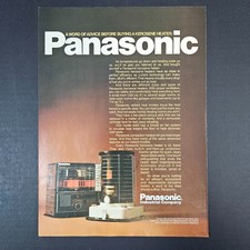 1983 Panasonic Industrial Company Kerosene Heater Vintage Print Ad Radiant Model