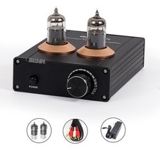 BRZHIFI PAP-6A2 Preamplifier Electronic Tube Audio Amplifier w/12V Power Adapter