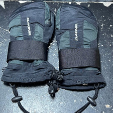 DAKINE NOVA Wristguard Mitts Kids K/L LRG Black Waterproof Ski Snowboard Gloves