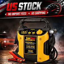 EverStart Maxx 1000A Jump Starter 120 PSI Air Compressor LED USB Power Bank