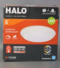 Halo BLD6 Series Matte White 6 in. W LED Canless Recessed Downlight 10 W