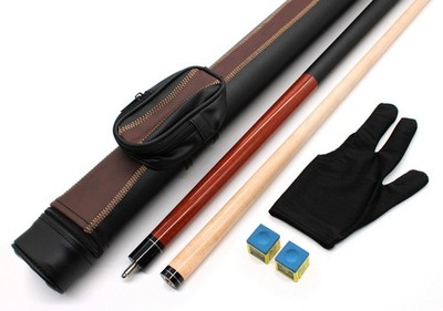 Billardqueue Pool Queueset Cue Set  Queue+Köcher+Handschuh+Kreide Tasche+Kö