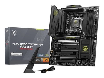 MSI MAG B850 TOMAHAWK MAX WIFI Motherboard AMD B850 Sockel AM5 ATX DDR5 Wi-Fi 7 