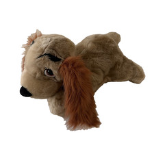 Disney Store Lady  The Tramp Dog Plush Stuffed Animal Brown 10"