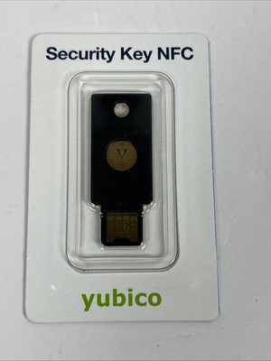 Yubico Security Key NFC New Sealed Packaging Made In Sweden & USA
