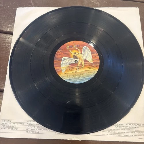 Led Zeppelin presence vinyl / Radio Promo / Rare SS  8417 Cool Find