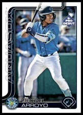 2025 Topps Pro Debut #PD-78 Michael Arroyo Everett Aquasox NM+