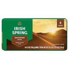 Irish Spring Bar Soap Saharan Dawn 4.2oz 6 Bar