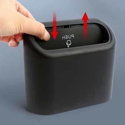 Auto Mülleimer mit Deckel hängend KFZ Müll Organizer Koffer Aufbewahrungsbox Bi_wo