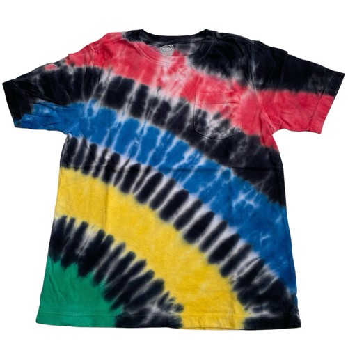 Bundle of 2 Unisex Boys Girls T-Shirts Disney The Lion King Tie Dye Size 6-7 & 8 - Picture 4 of 7