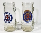 Vintage Detroit Tigers Baseball Mug o' Nuts Signed Souvenir Beer Glass c1980s