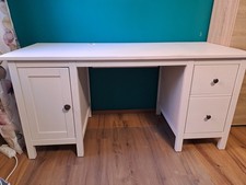 Hemnes Schreibtisch, Weiß, Büro, 155x65x74 cm Gebraucht