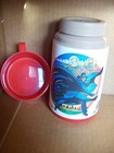 THE SHADOW Universal City Studios Red Plastic Lunch Box Thermos 1994 Aladdin — photo 3