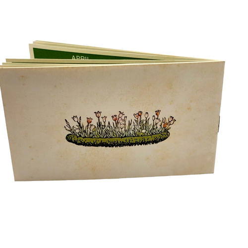 Kate Greenaway The Little Jumping Girls 1976 Kalenderheft unbenutzt 5" x 3" - Bild 3 von 5