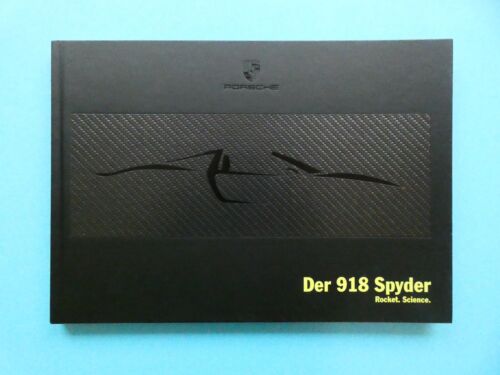 Prospekt / Buch / Katalog / Brochure Porsche 918 Spyder  09/13  DEUTSCH - Afbeelding 1 van 13