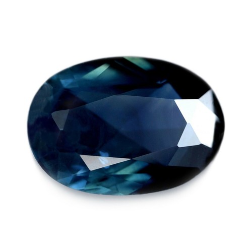 Great Certified 0.70ct Natural Unheated Greenish Blue Sapphire VVS Rose Cut Oval - Picture 2 of 7