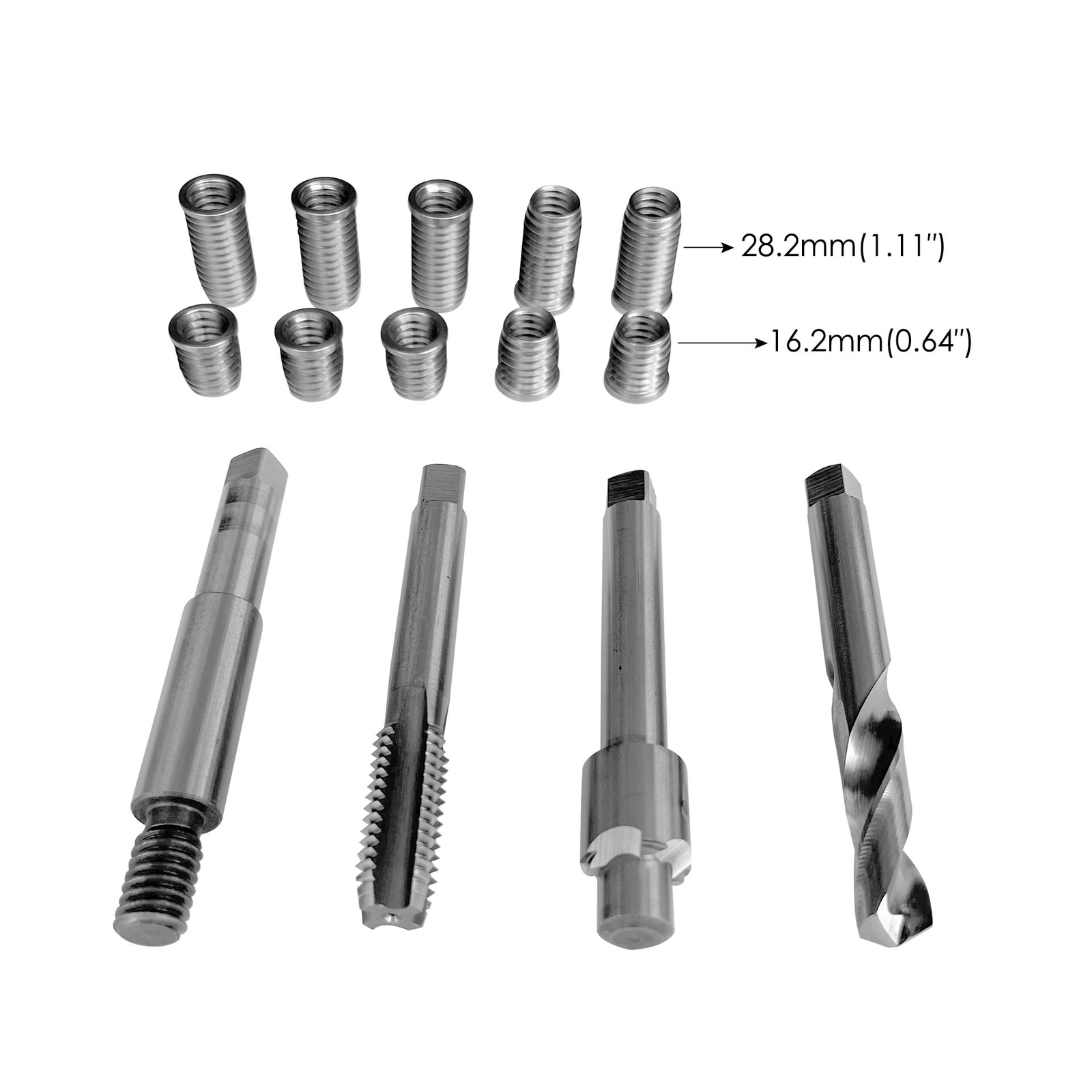 BZBMGMO M11x2.0 Two Sizes Thread Repair kit (Including 5 Inserts 16.2mm Lengt... eBay