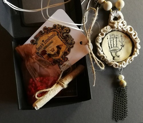 talismano collana pendente amuleto portafortuna potere magico amore soldi denaro - Picture 2 of 12