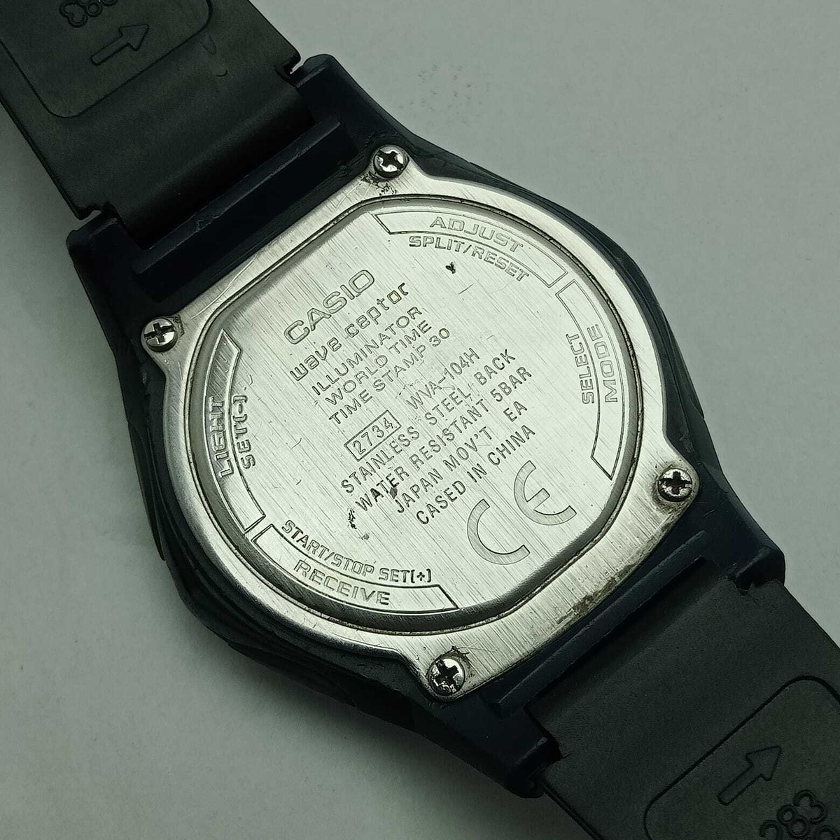 Casio Wave Ceptor WVA-104H Quartz Ana Digi World time Vintage