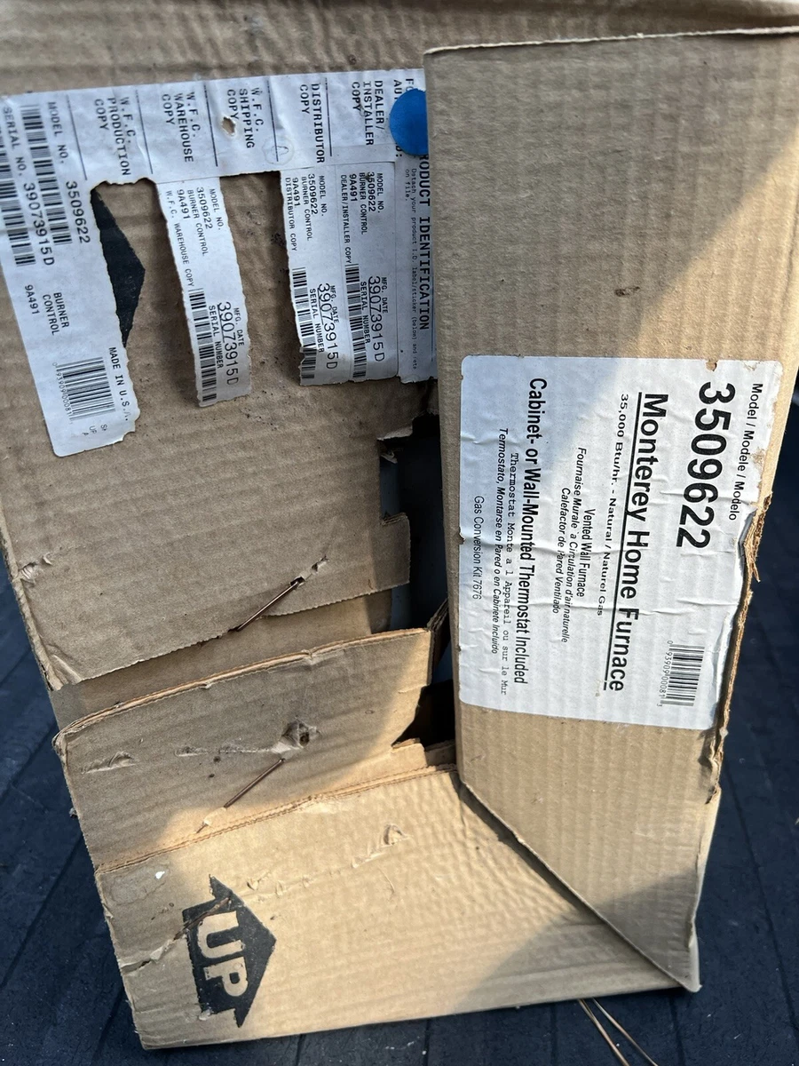 Williams Monterey - 35,000 BTU - Gas Fired Wall Furnace - 3509622 | eBay