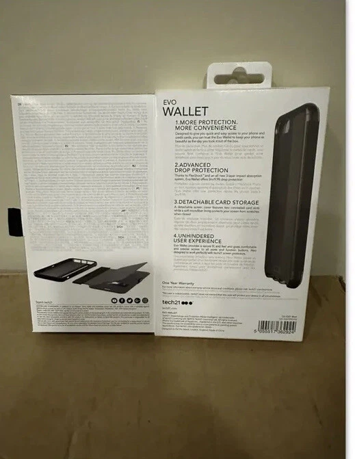 Tech21 Evo Wallet for iPhone 7 Plus - Black - Image 4 of 4