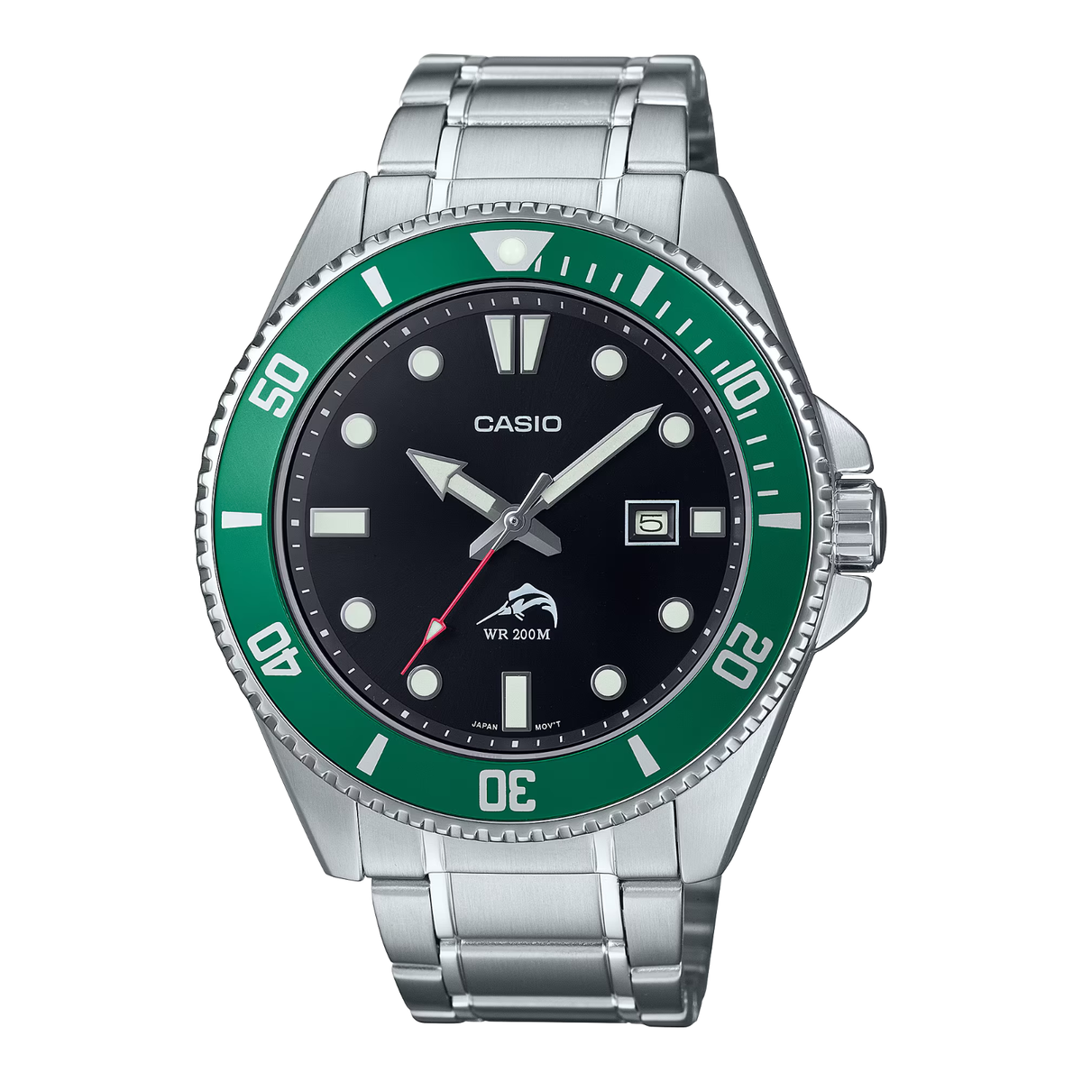 Casio MDV106DD-1A3V, Men's Analog Watch, Stainless Bracelet, Date