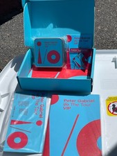 Peter Gabriel I/O Tour VIP Box with Coasters in  Tin, Notebook & Lapel Pins